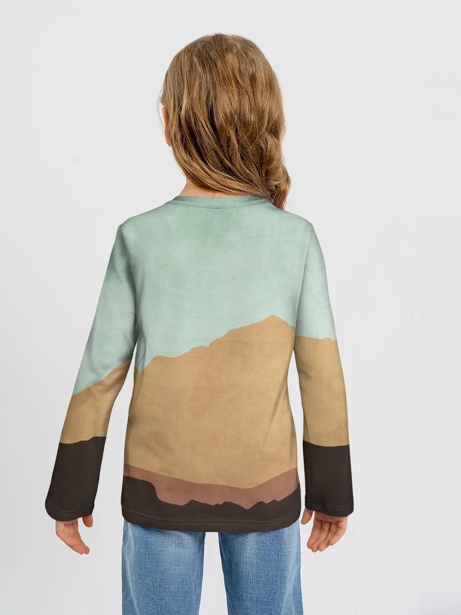 Детский лонгслив / Rust