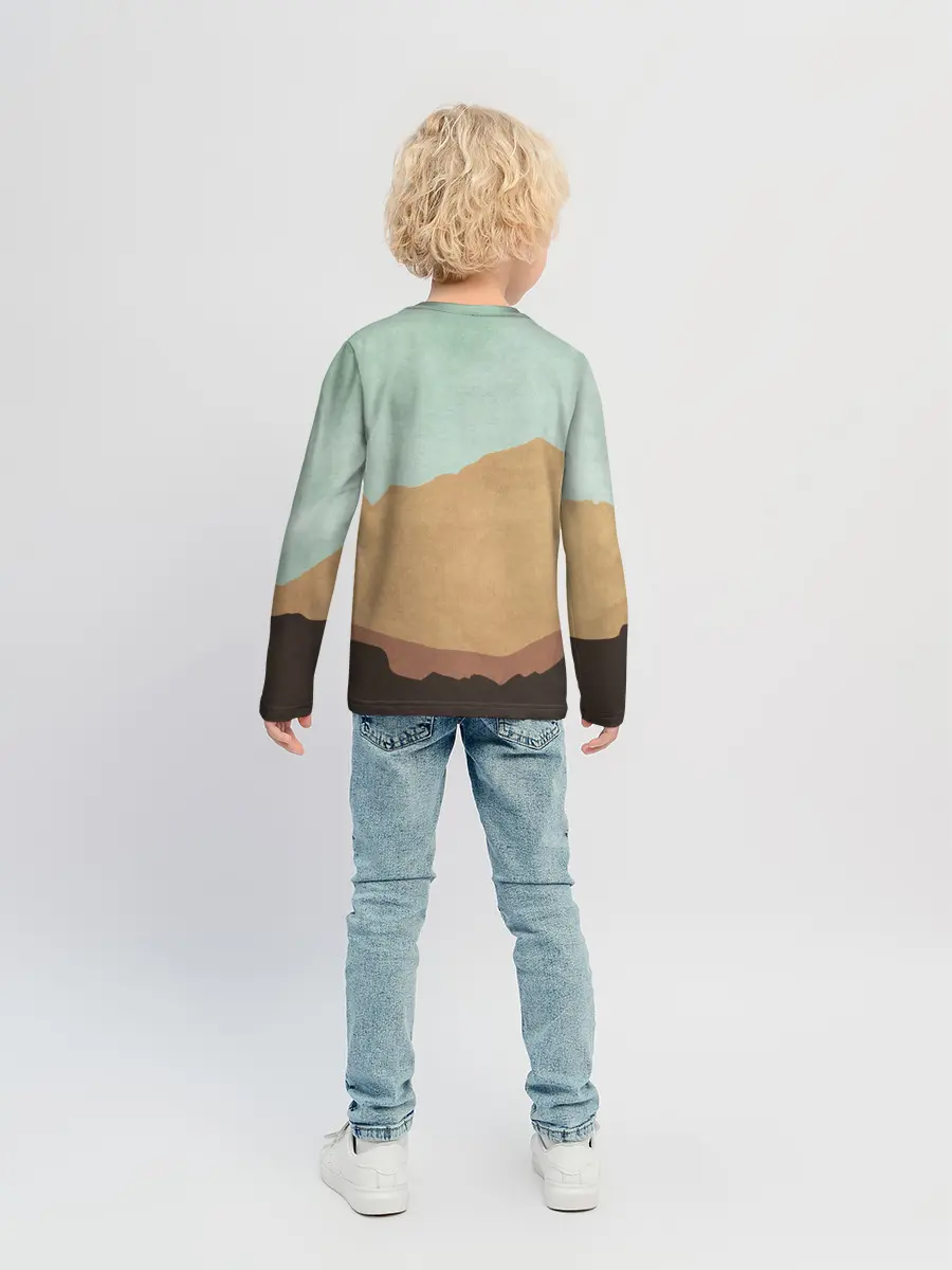 Детский лонгслив / Rust