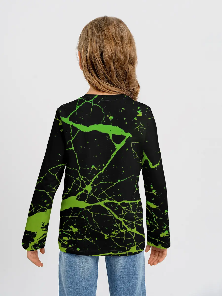 Детский лонгслив / Брызги Красок