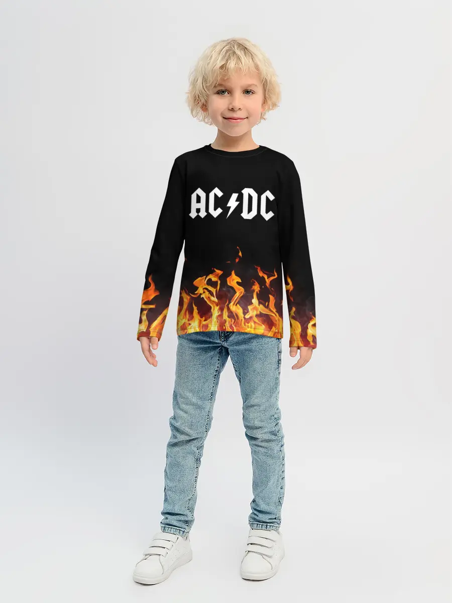 Детский лонгслив / AC DC