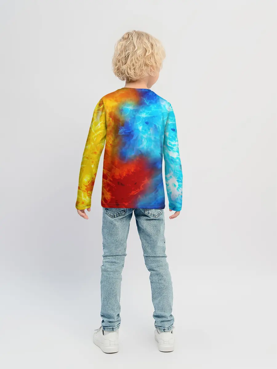 Детский лонгслив / Битва огней x Драконы