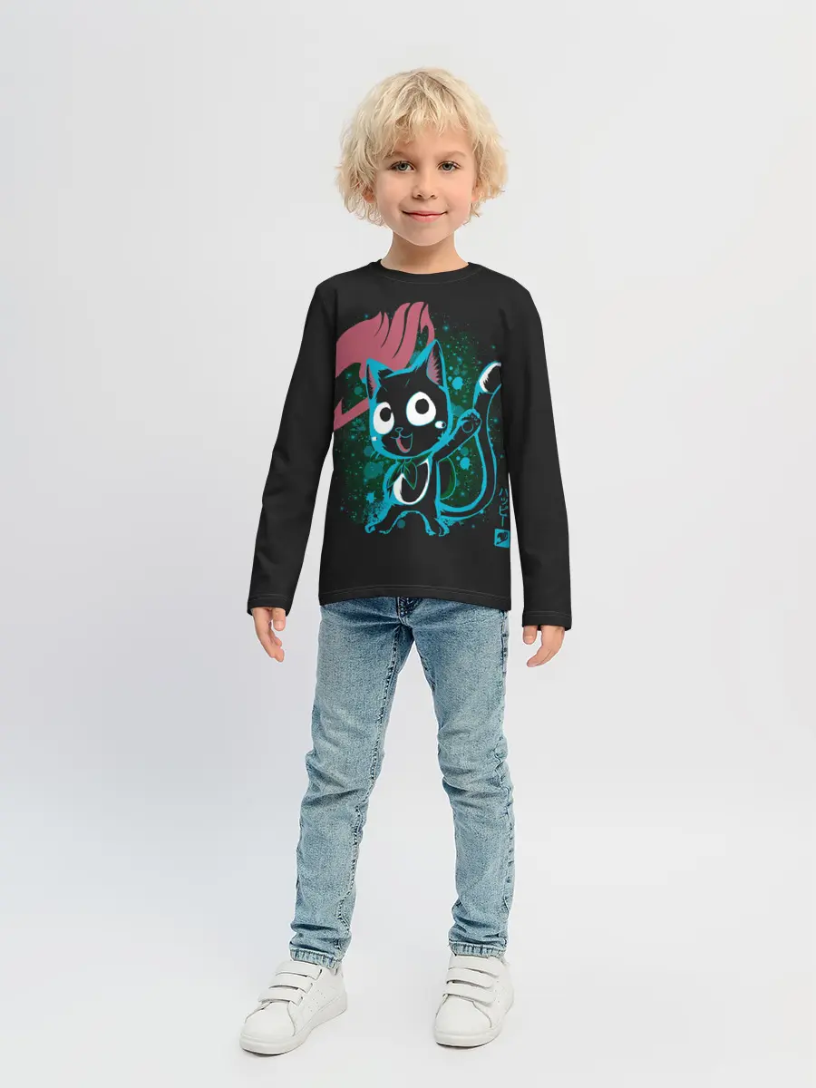 Детский лонгслив / Эмблема Хвоста Феи и Хэппи