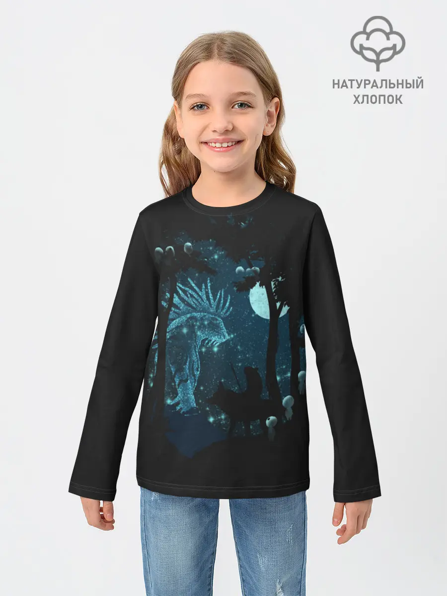 Детский лонгслив / Принцесса Мононоке