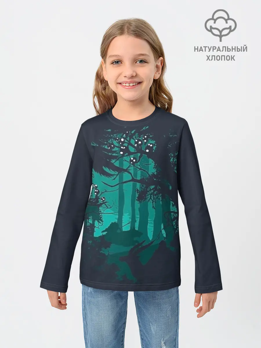 Детский лонгслив / Принцесса Мононоке