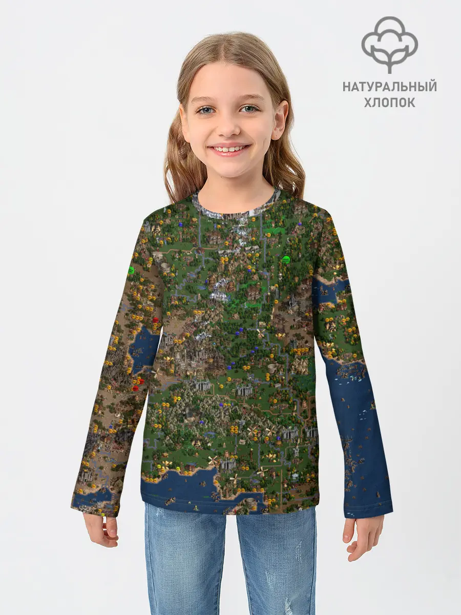 Детский лонгслив / Карта в Heroes 3