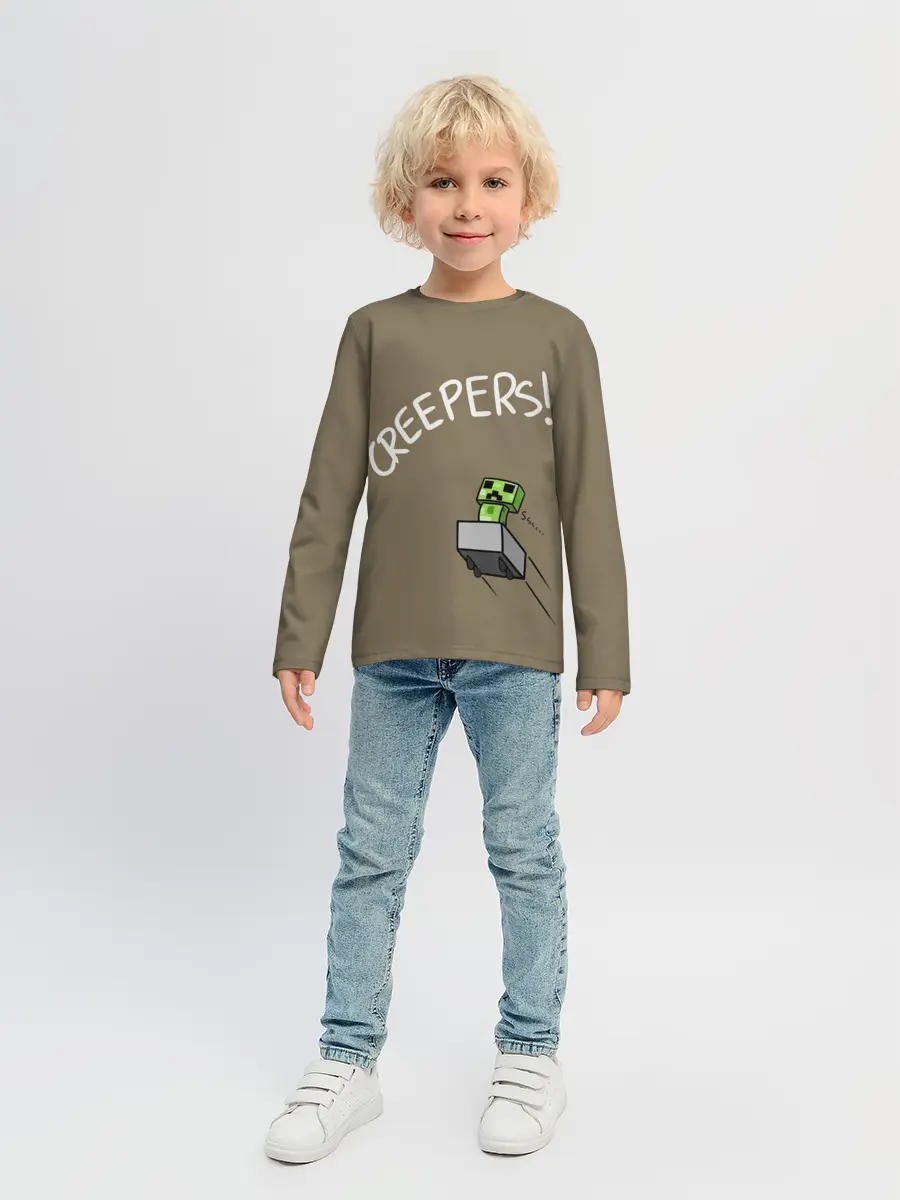 Детский лонгслив / MINECRAFT