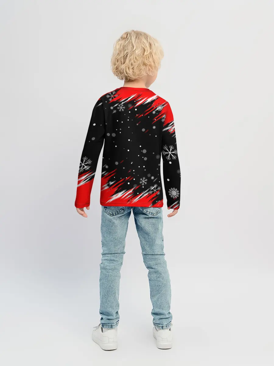 Детский лонгслив / HAZBIN HOTEL НОВОГОДНИЙ.