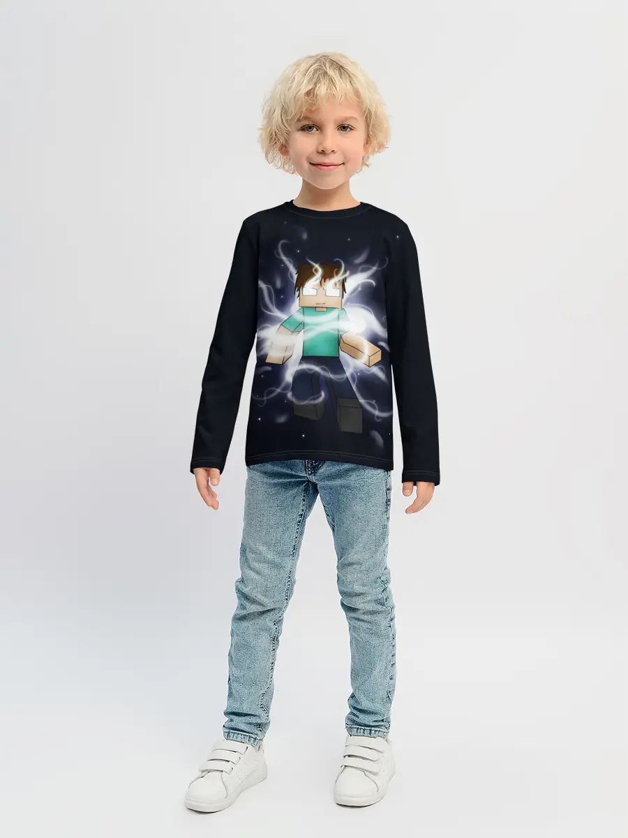 Детский лонгслив / MINECRAFT