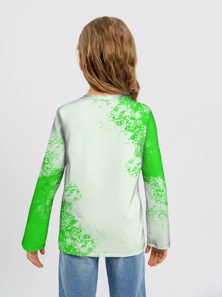 Детский лонгслив / MINECRAFT CREEPER