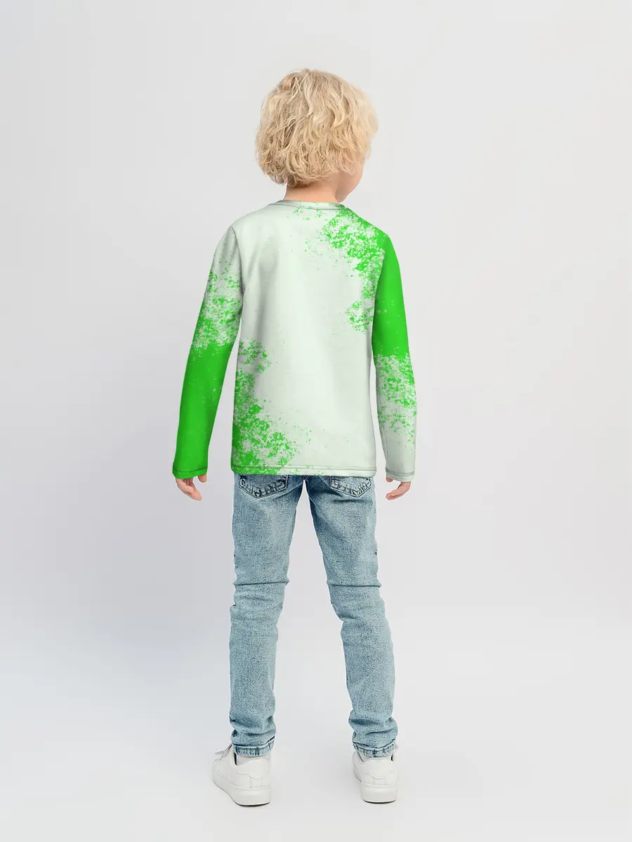 Детский лонгслив / MINECRAFT CREEPER