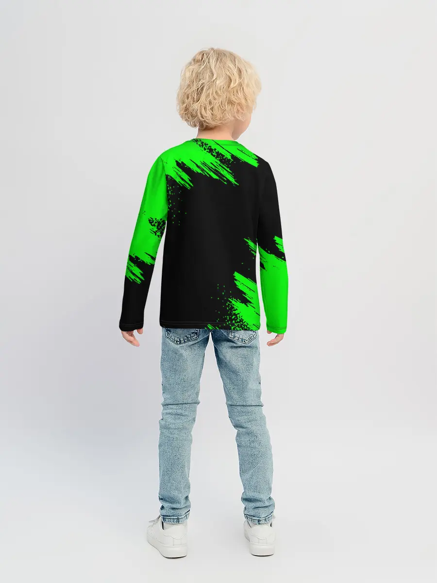 Детский лонгслив / MINECRAFT CREEPER