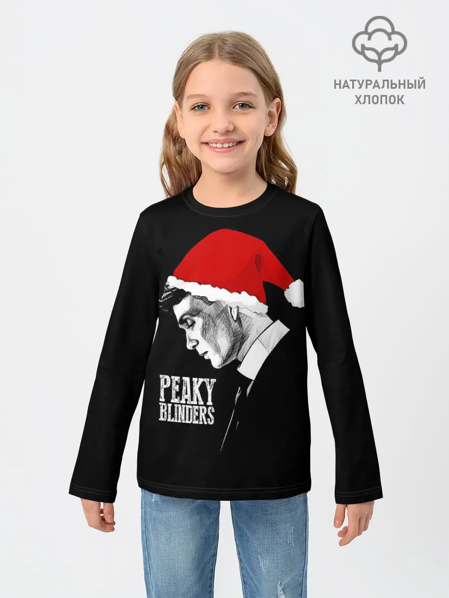 Детский лонгслив / Новогодний Острые Козырьки