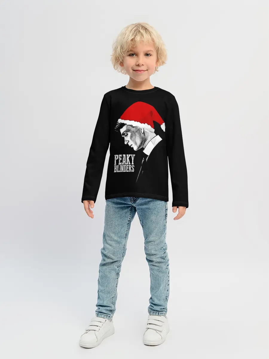 Детский лонгслив / Новогодний Острые Козырьки
