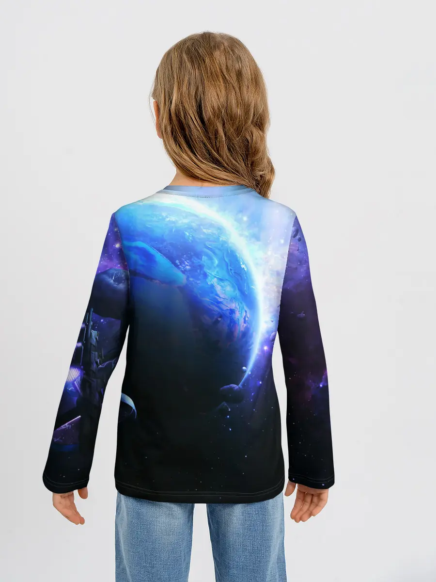 Детский лонгслив / ЗЕМЛЯ