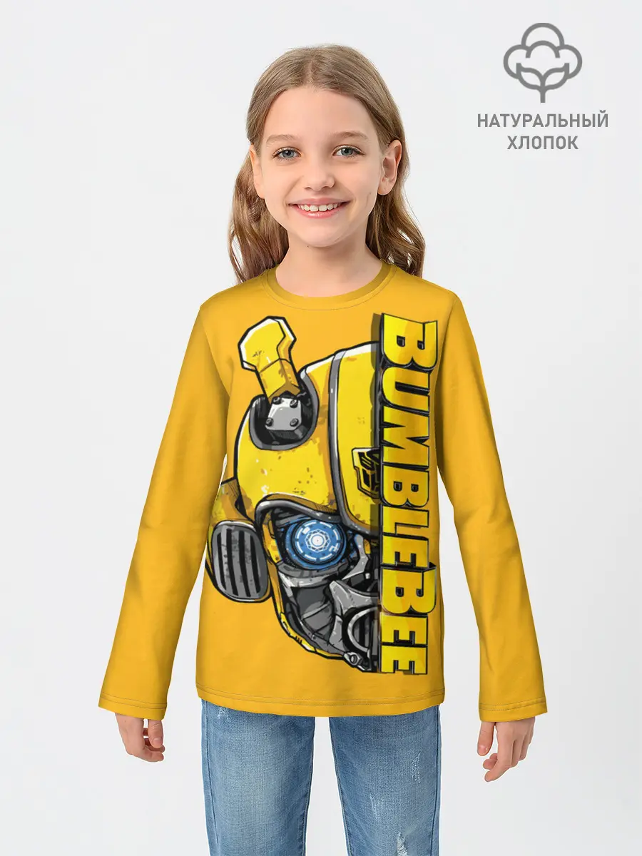 Детский лонгслив / Transformers Bumblebee