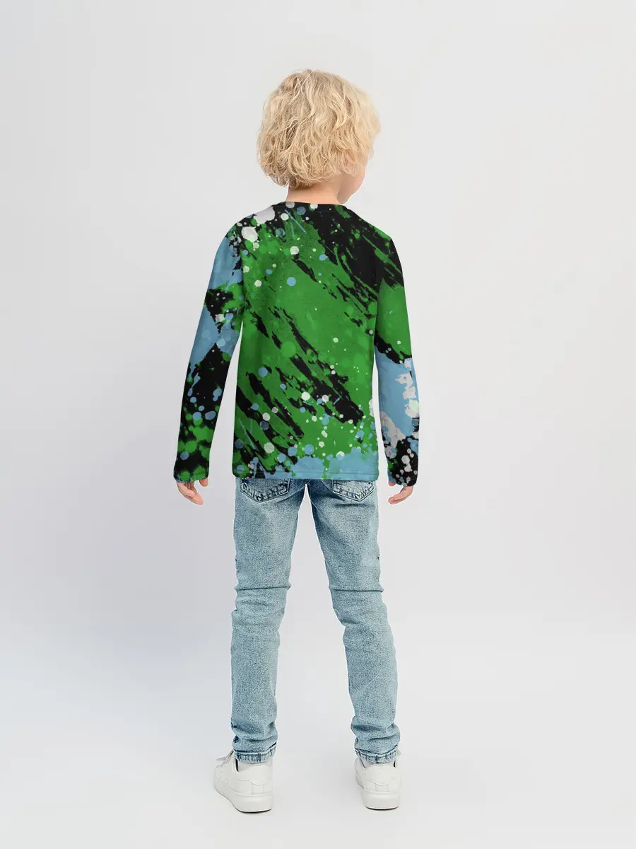 Детский лонгслив / Minecraft / Майнкрафт