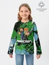 Детский лонгслив / Minecraft / Майнкрафт