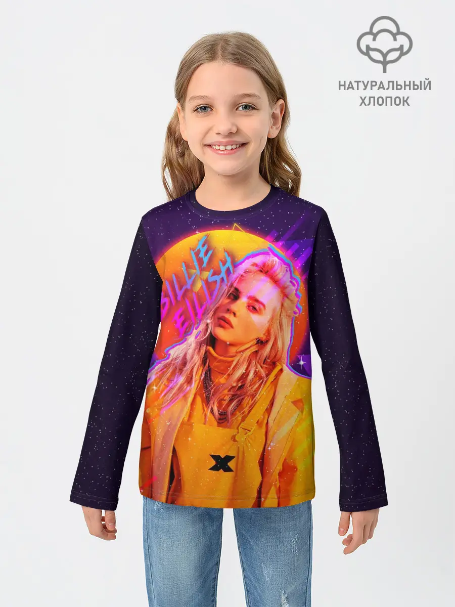 Детский лонгслив / Billie Eilish
