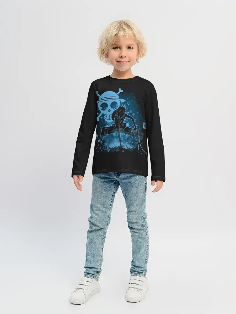 Детский лонгслив / под водой One Piece