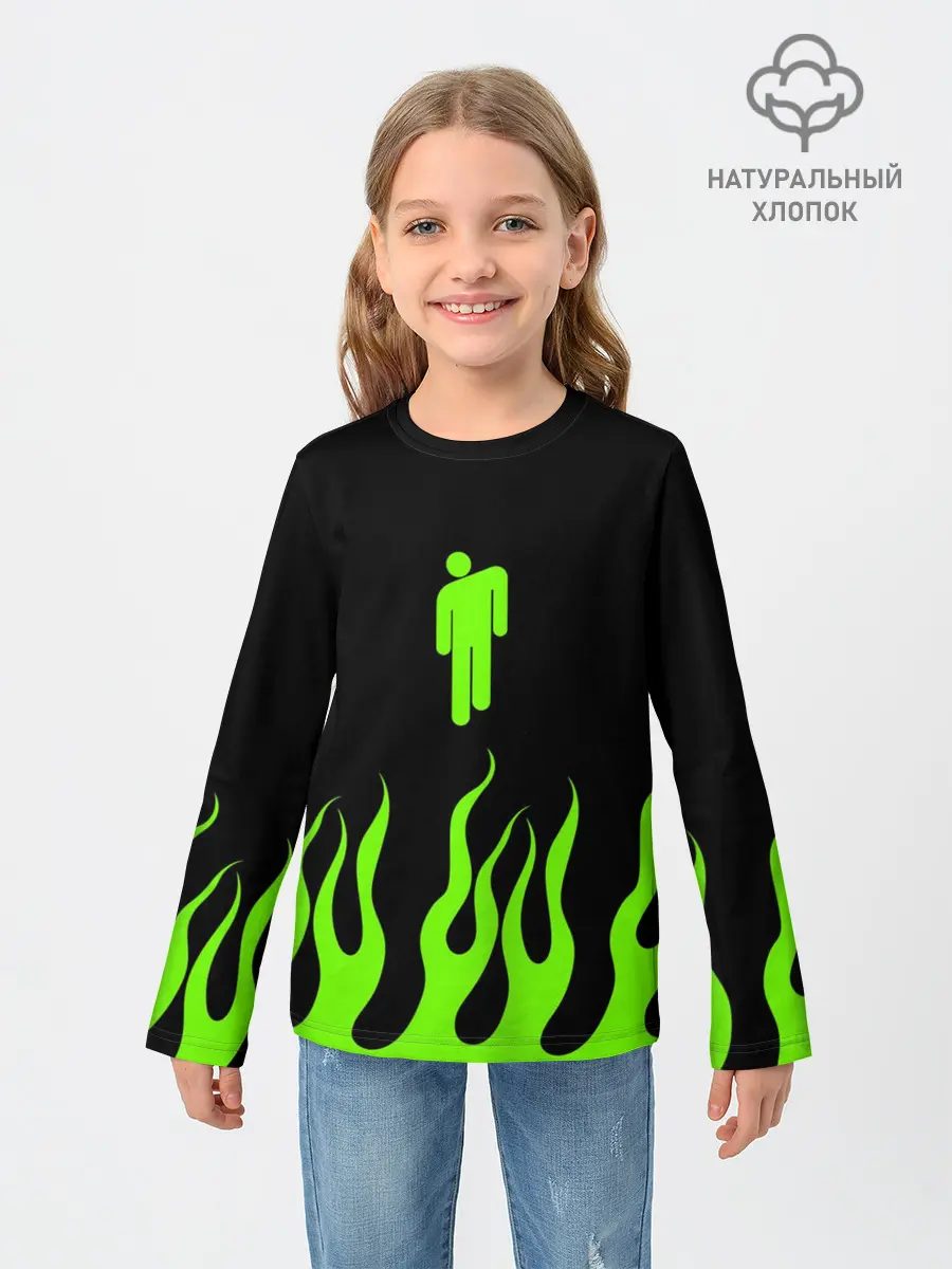 Детский лонгслив / billie eilish