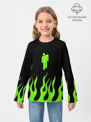 Детский лонгслив / billie eilish