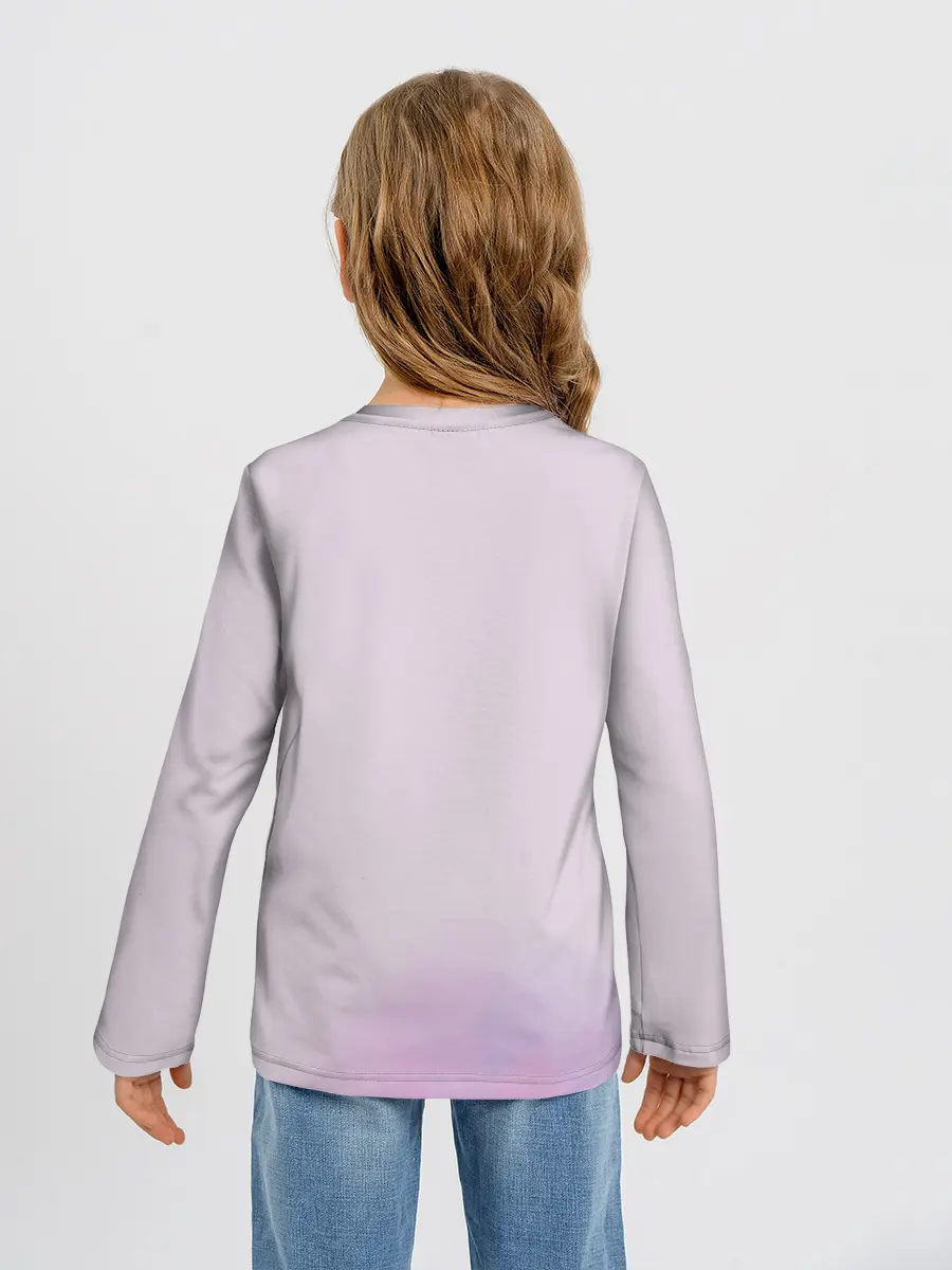 Детский лонгслив / Кёкусинкай девушка