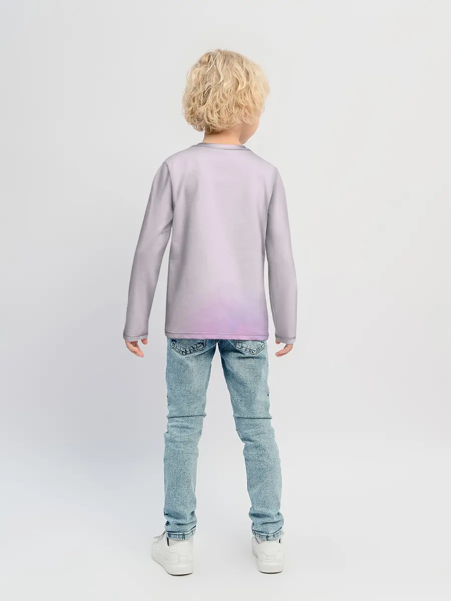 Детский лонгслив / Кёкусинкай девушка