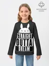 Детский лонгслив / Тоторо Straight outta dream