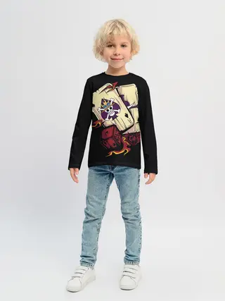 Детский лонгслив / Большой куш карты