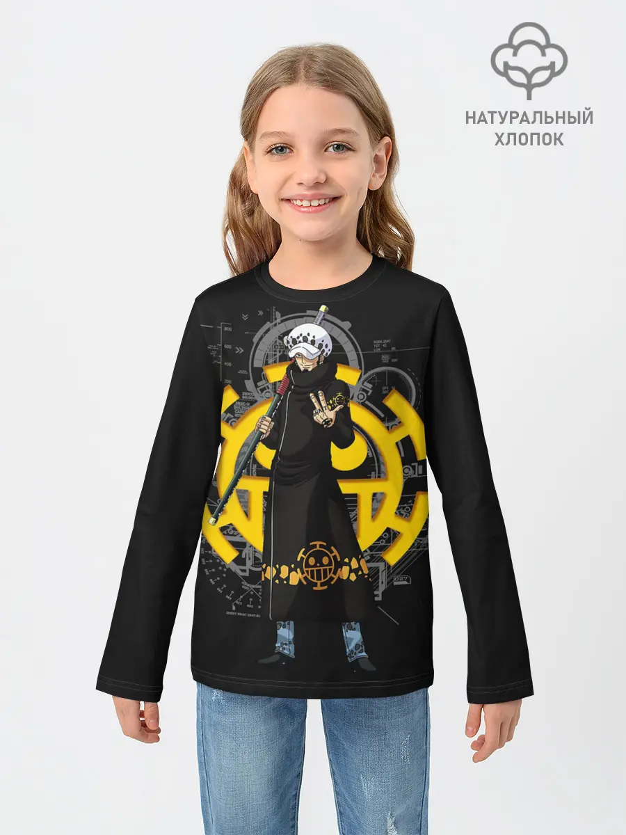 Детский лонгслив / Лого One Piece