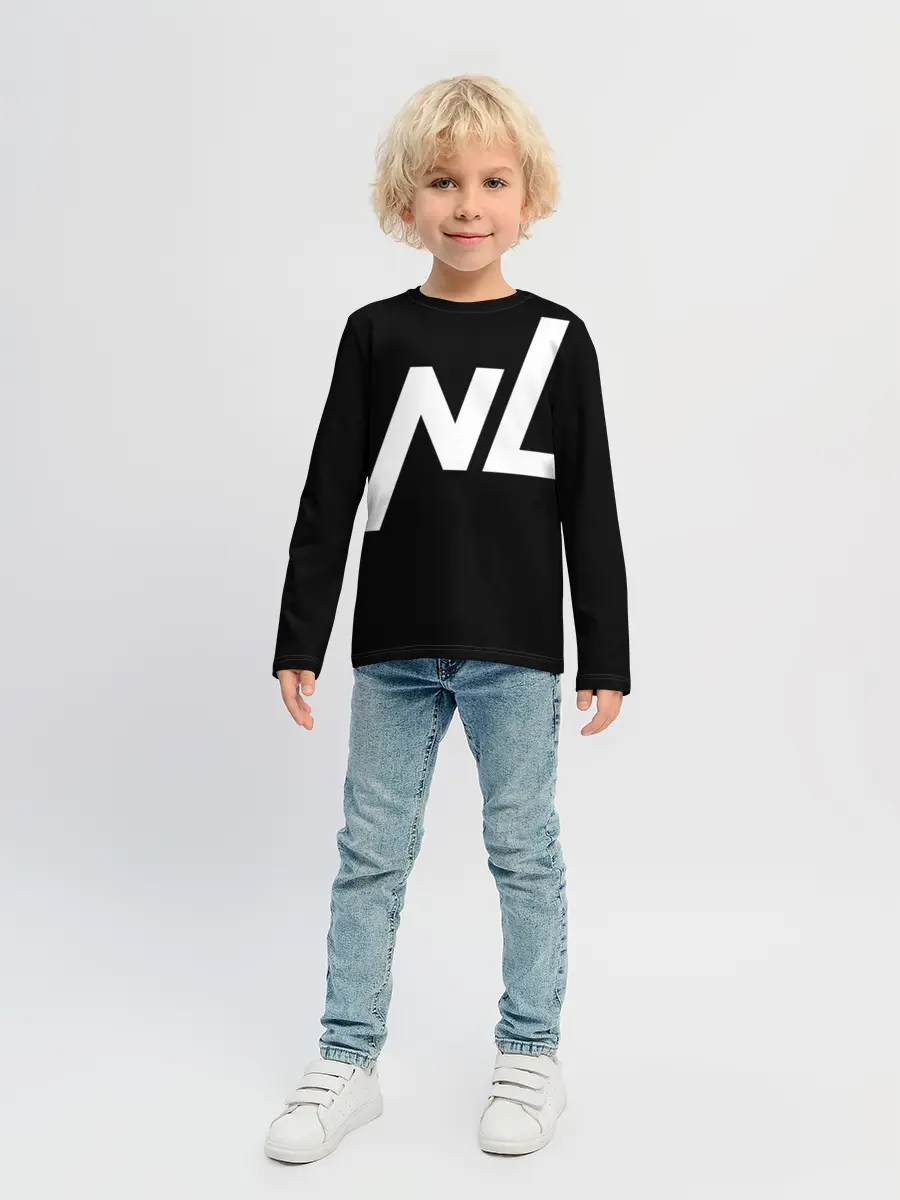 Детский лонгслив / NL logo