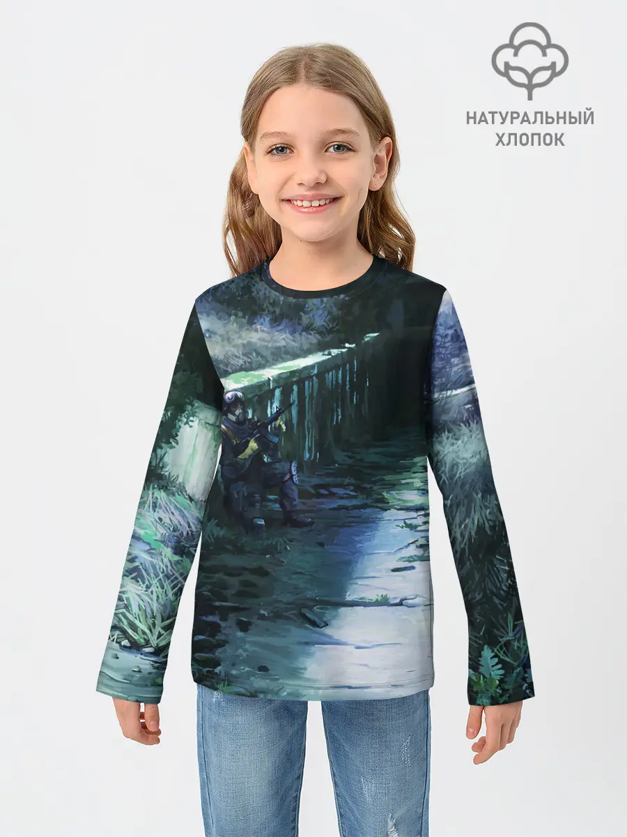 Детский лонгслив / Сталкер 2021