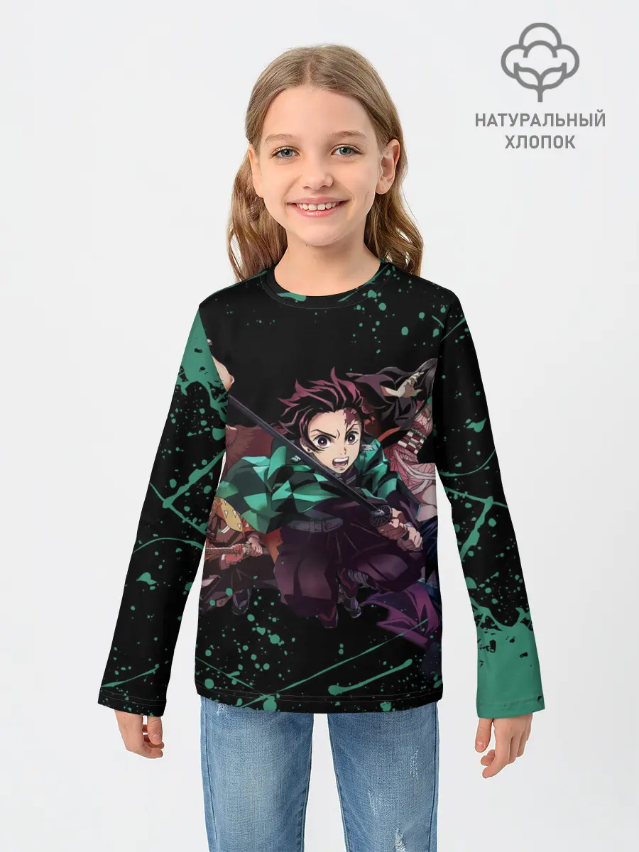 Детский лонгслив / Персонажи Demon Slayer