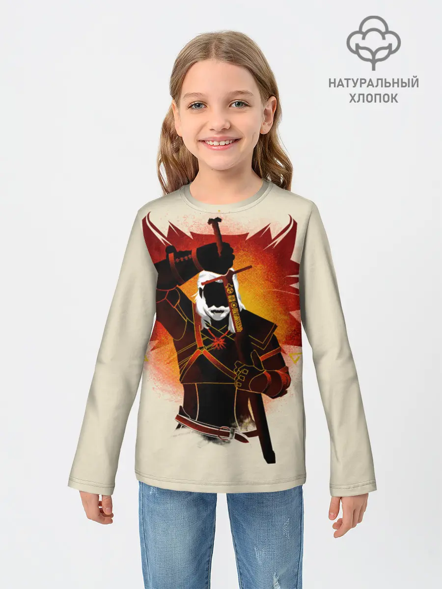 Детский лонгслив / Ведьмак 3: Дикая Охота