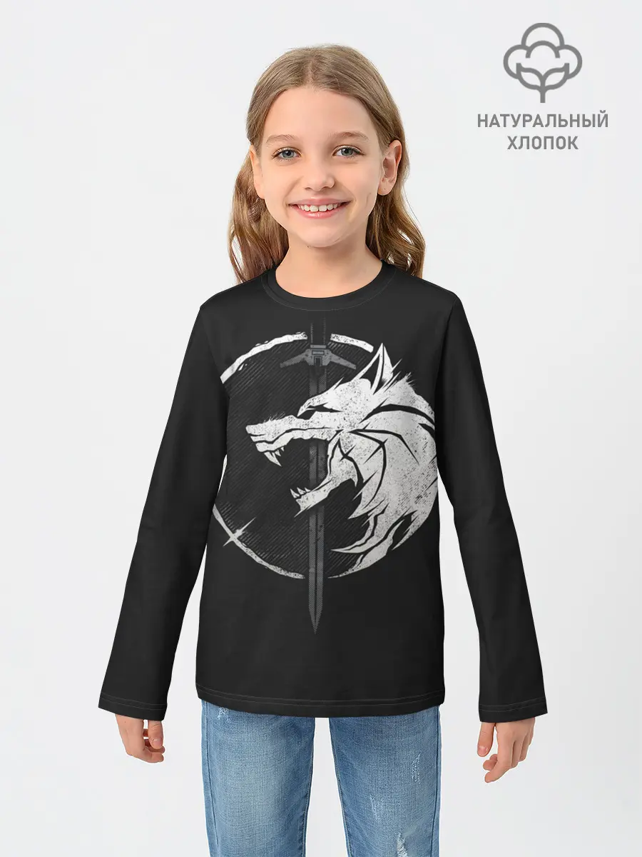 Детский лонгслив / The Witcher 3: Wild Hunt