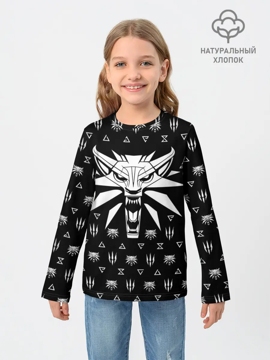 Детский лонгслив / ВЕДЬМАК / THE WITCHER / ГЕРАЛЬТ