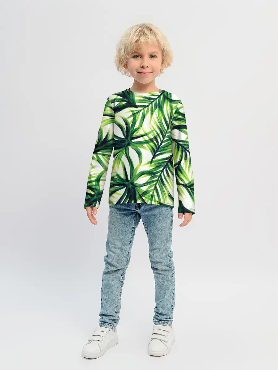Детский лонгслив / Тропики