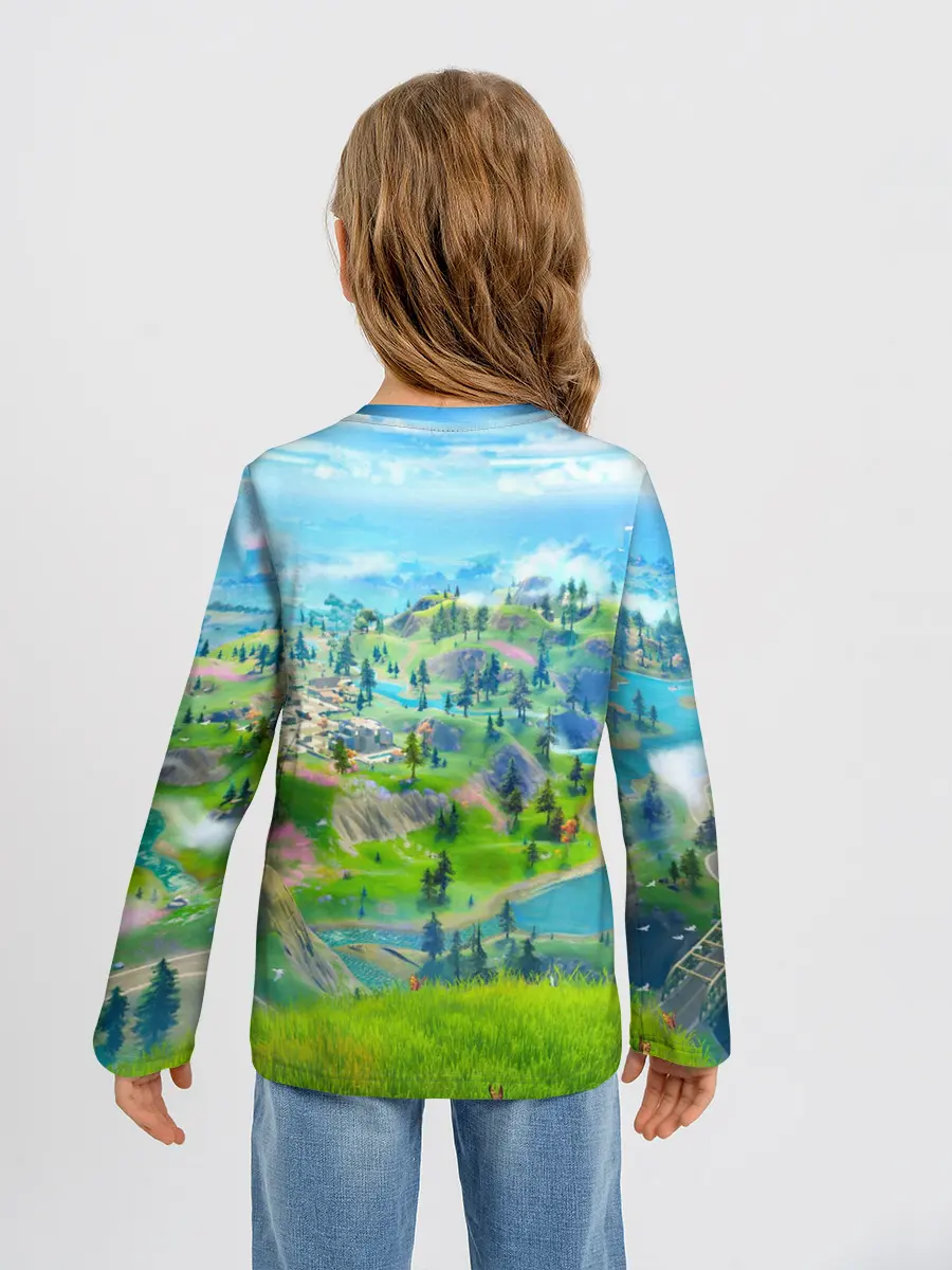 Детский лонгслив / Fortnite