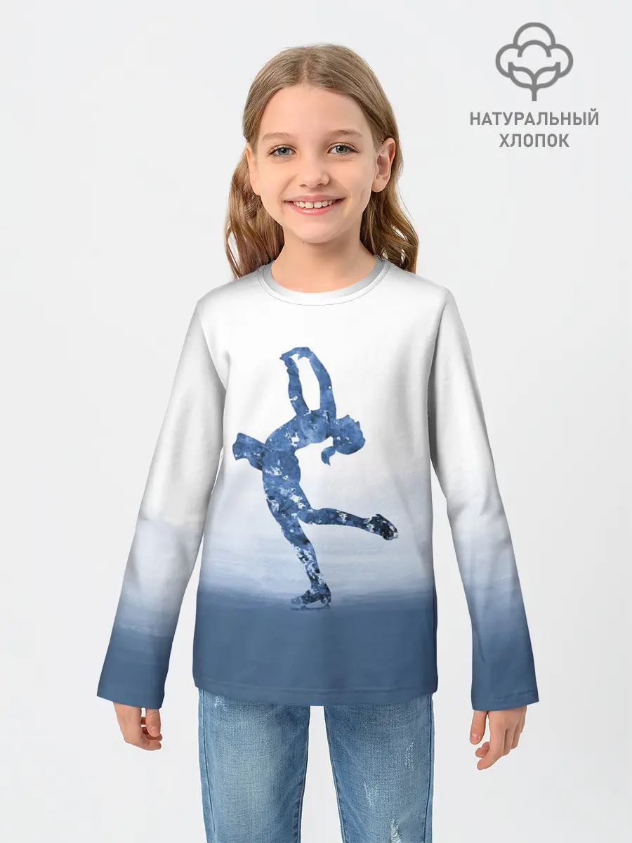 Детский лонгслив / Фигурное катание