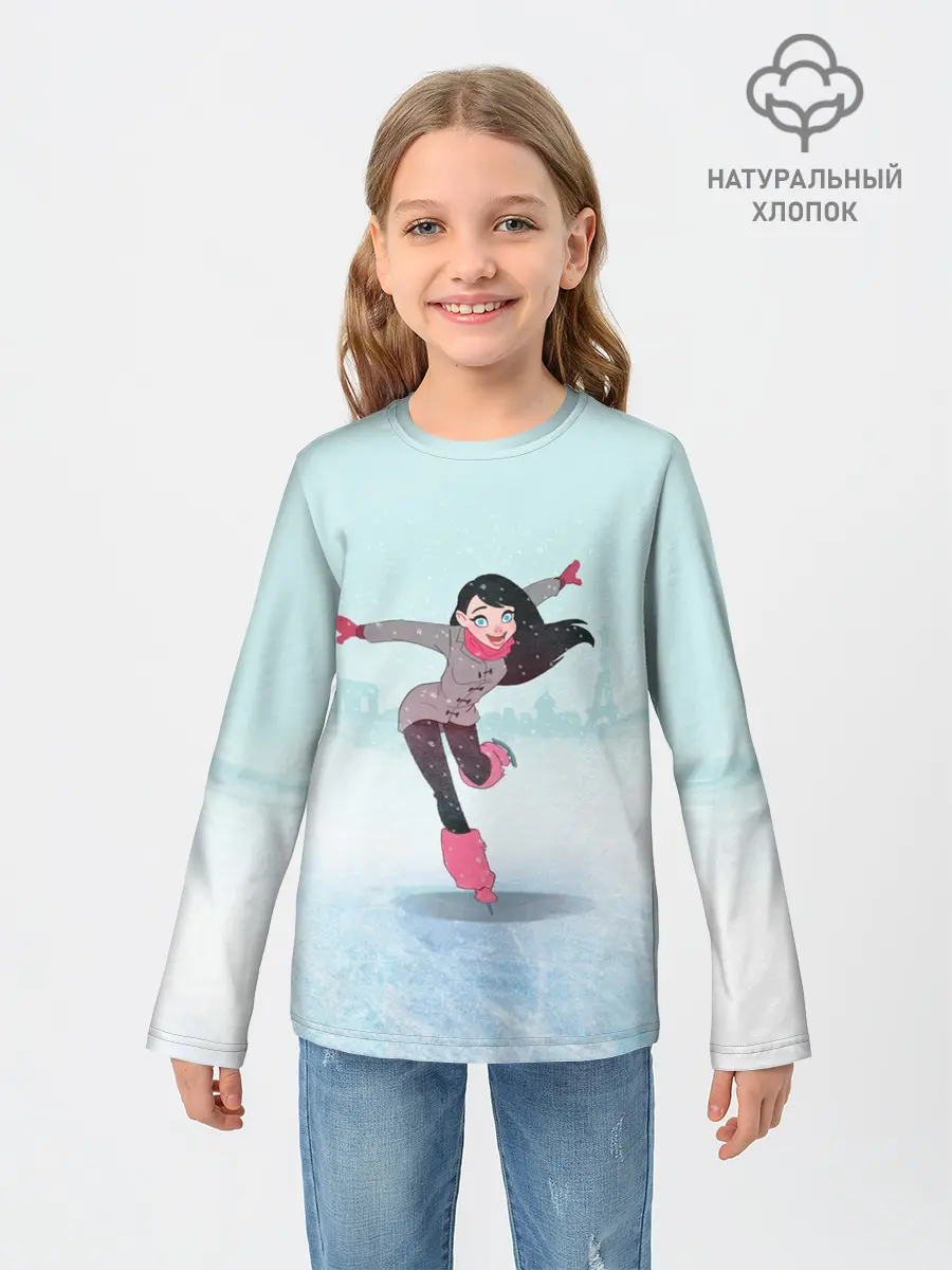 Детский лонгслив / Фигурное катание
