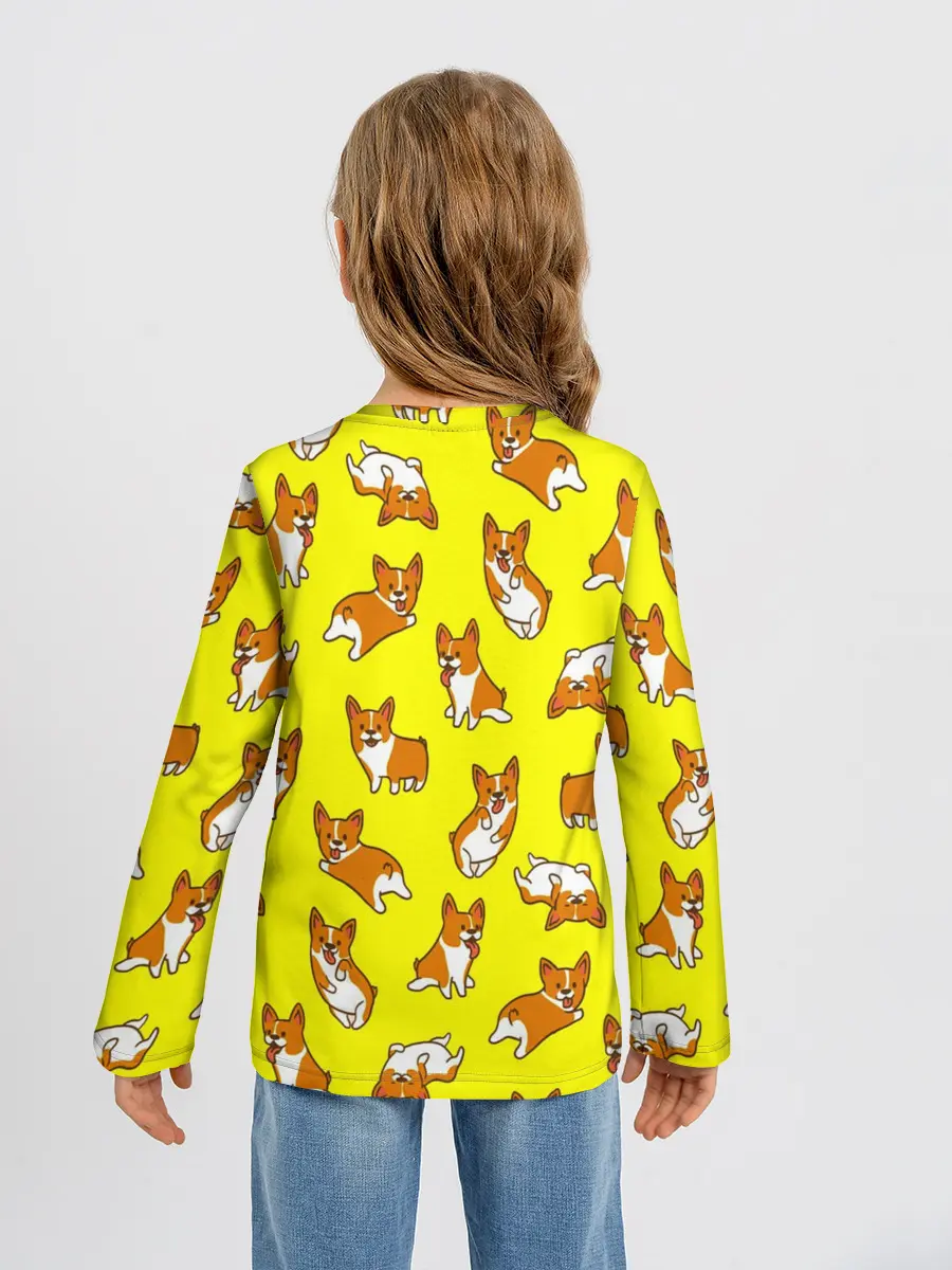 Детский лонгслив / Corgi