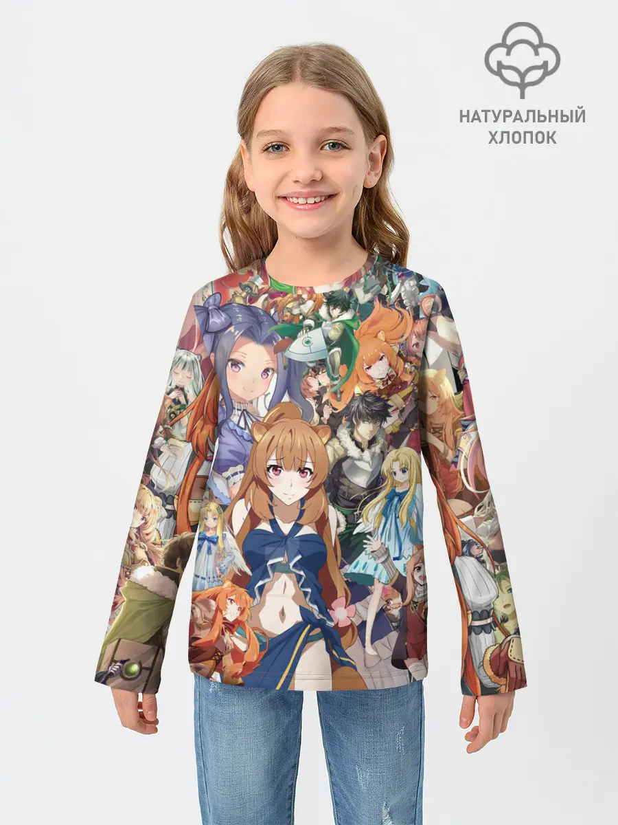 Детский лонгслив / Восхождение Героя Щита