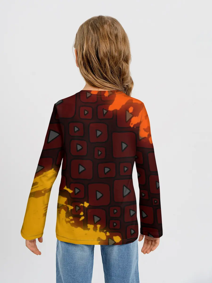 Детский лонгслив / YouTube