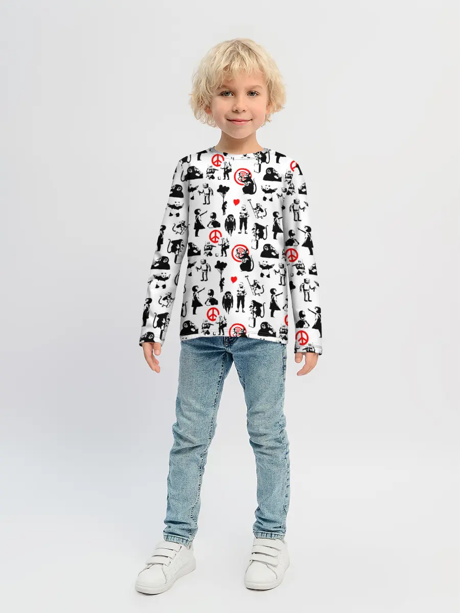Детский лонгслив / Banksy