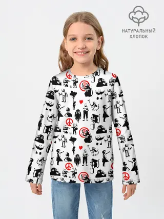 Детский лонгслив / Banksy