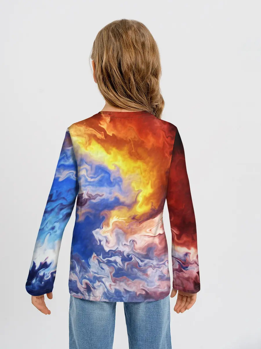 Детский лонгслив / Краски