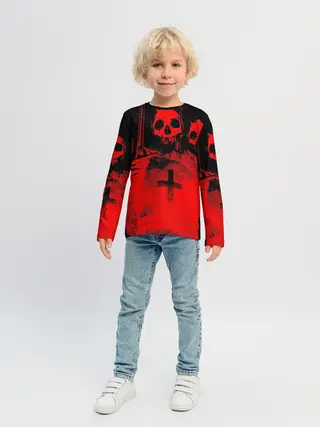 Детский лонгслив / Анархия