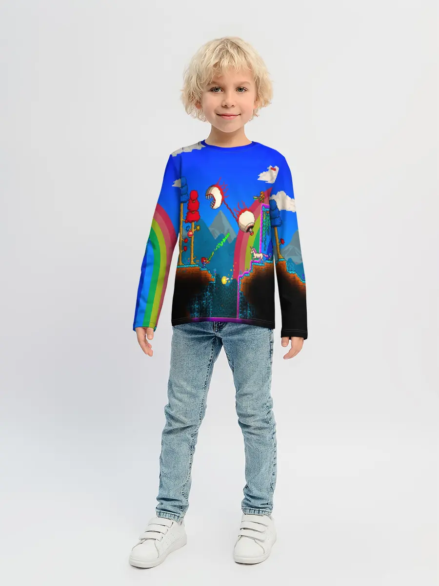 Детский лонгслив / TERRARIA GAME