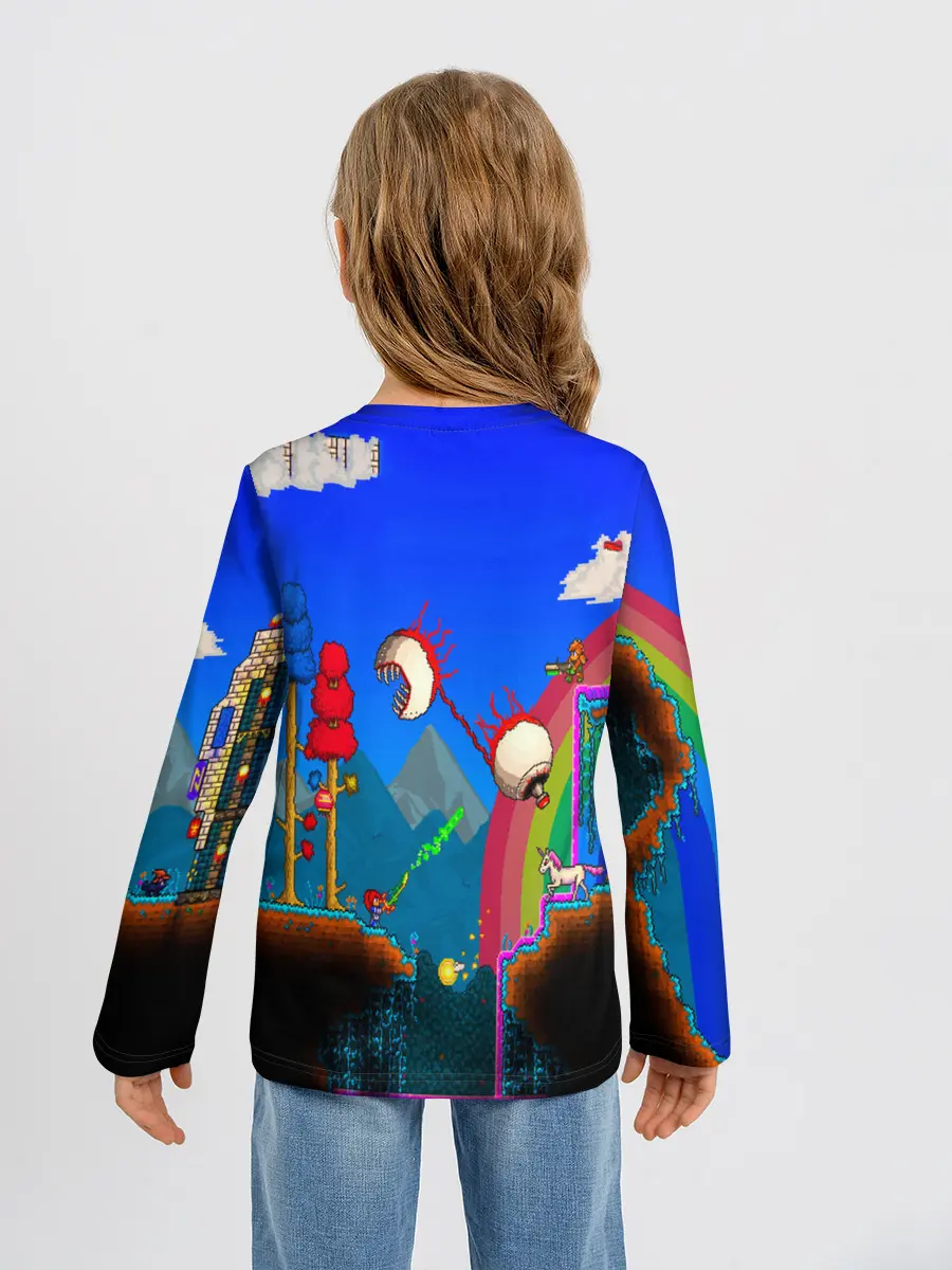 Детский лонгслив / TERRARIA GAME