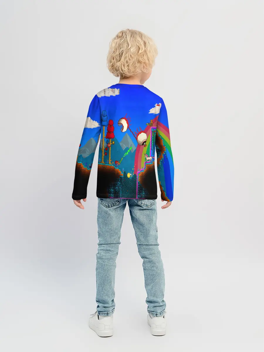 Детский лонгслив / TERRARIA GAME